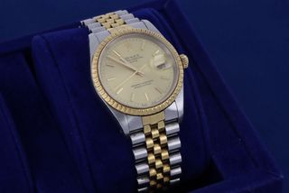 Rolex Date 15053 Oro/Plata