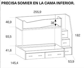 LITERA DE MATRIMONIO SONRÍE 84B