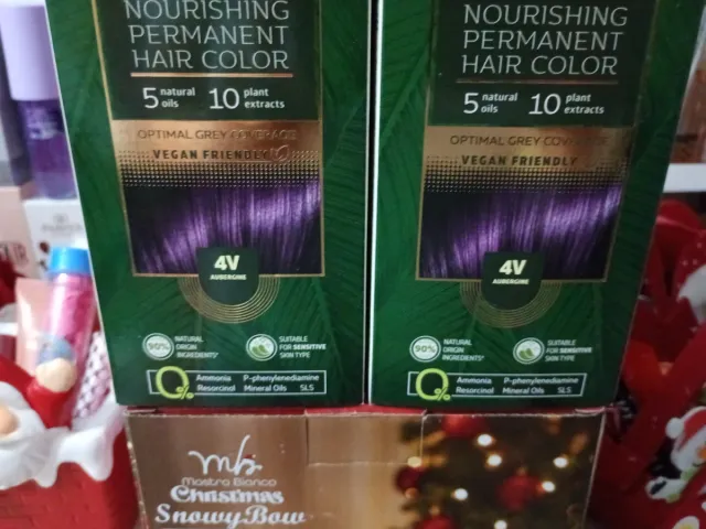 Tinta per capelli permanente 4V Aubergine