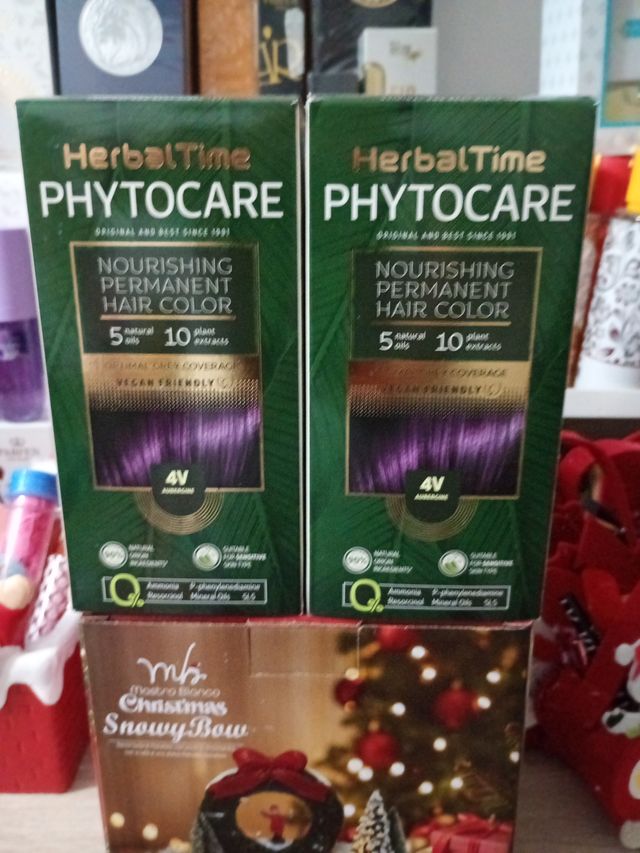 Tinta per capelli permanente 4V Aubergine