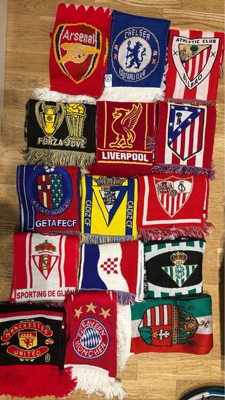 Colección Bufandas Equipos Fútbol