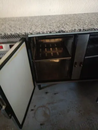 Mesa Fría 150cm con Encimera de Mármol