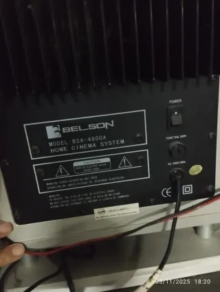 Amplificador Sonido Gris/Plata