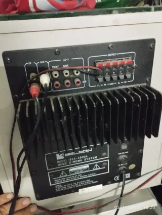 Amplificador Sonido Gris/Plata