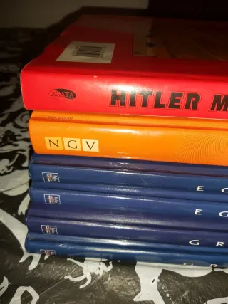 Lote 6 Libros Atlas, cocina y Guerra