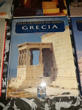 Lote 6 Libros Atlas, cocina y Guerra