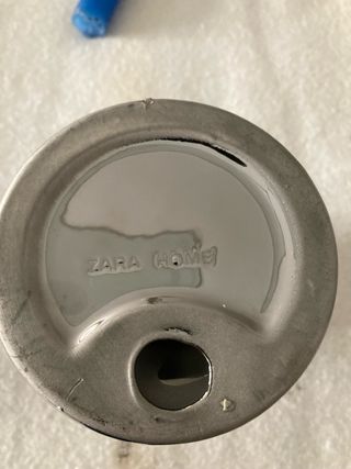 Portavelas Zara Home plateados