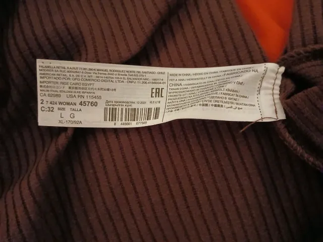 Vestido Mango Marrón Manga Larga Botones