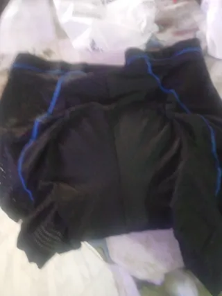 Culotte ciclismo negro con detalles azules las 2xl