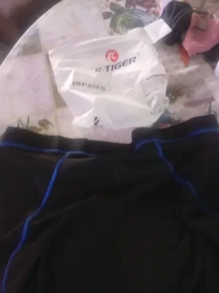 Culotte ciclismo negro con detalles azules las 2xl