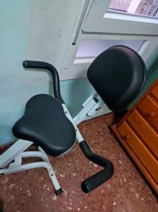 Bicicleta Estática BH Back Fit plegable