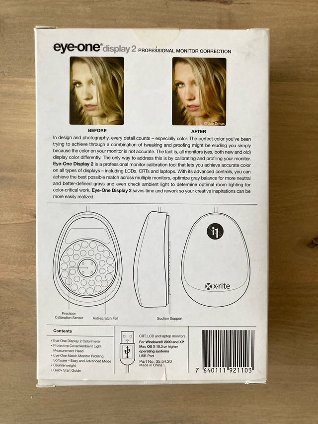Calibrador minitor PRO X-Rite Eye-One Display 2