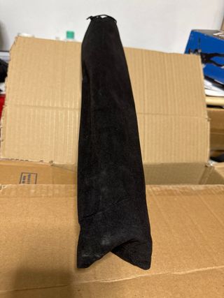 Flauta dulce marrón con accesorios