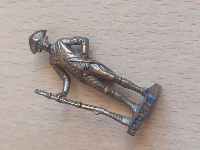 Soldatino Kinder USA vintage 1776 sorpresina