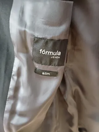 Traje Negro Slim Talla 42