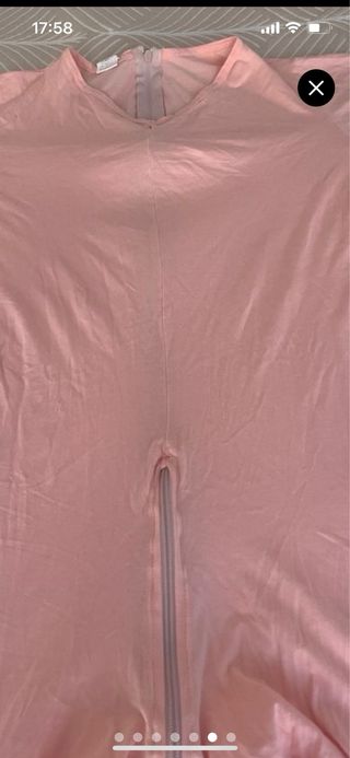 Pijama antipañal geriátrico rosa talla M