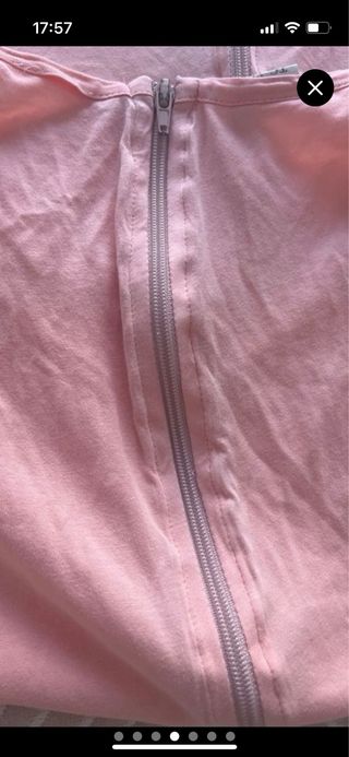 Pijama antipañal geriátrico rosa talla M