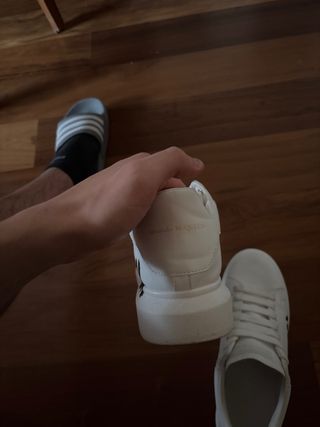 Alexander McQueen Scarpe Bianche Uomo Donna