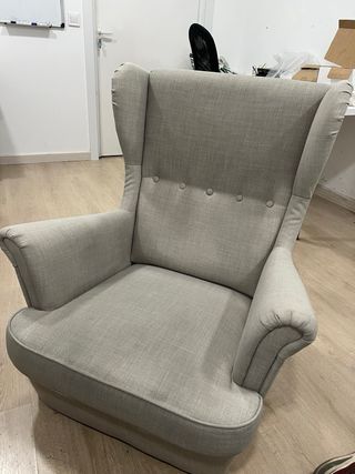 Poltrona STRANDMON IKEA blu