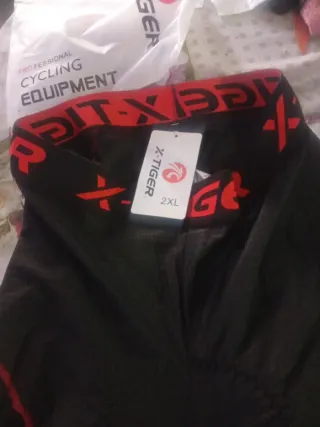 Culotte Ciclismo X-Tiger Negro Talla 2XL