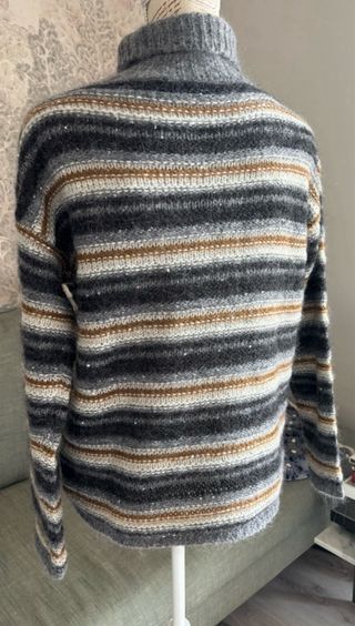 Maglioncino dolcevita con paillettes