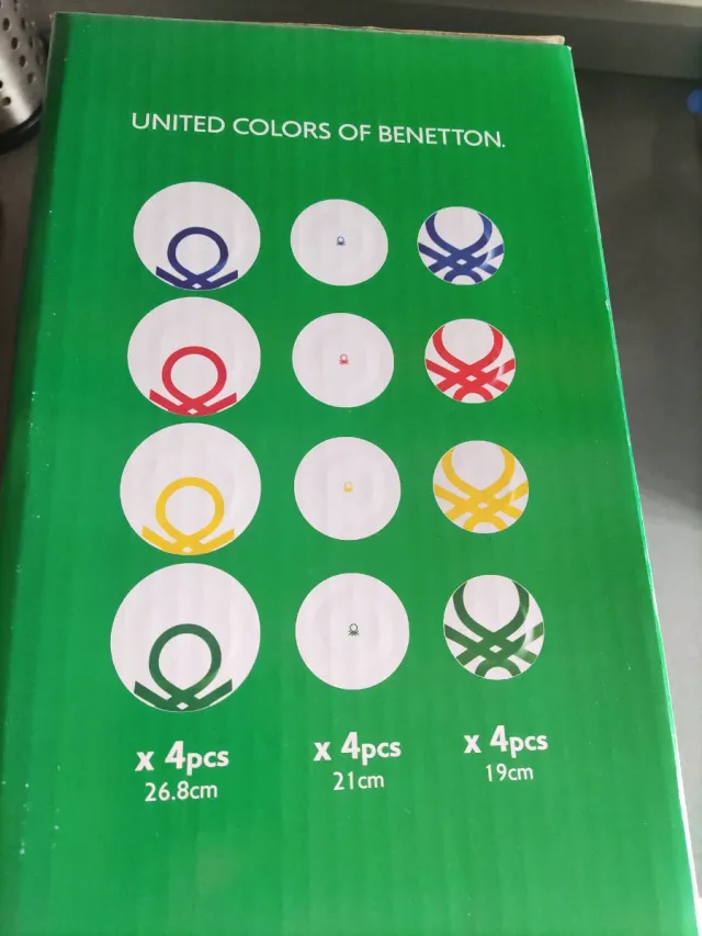 Vajilla Benetton 12 piezas