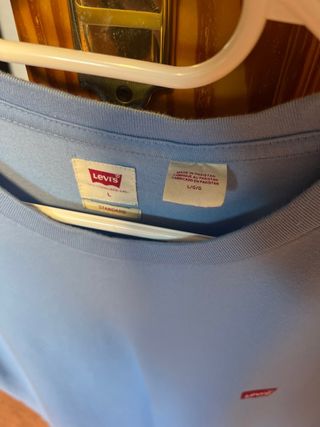 Camiseta Levi's manga corta azul talla L