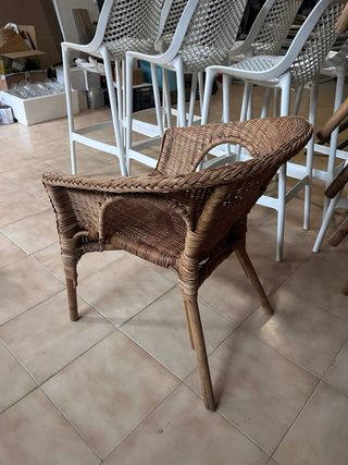 Sedie in rattan