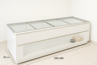 Congelador expositor 250x80 cm