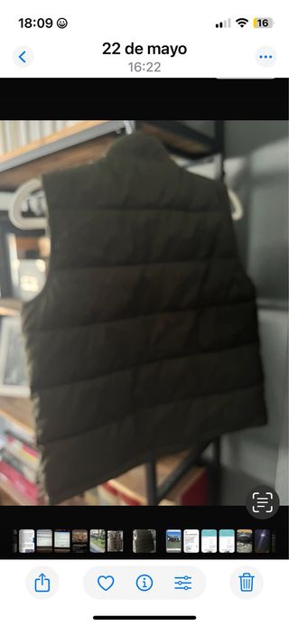 Chaleco Hackett niño verde oliva talla 9-10 años