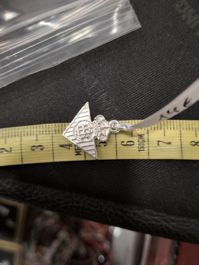 Colgante Plata 925  macizo Real Betis Balompié