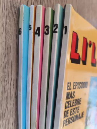 LI'L ABNER COLECCION COMPLETA 6 NÚMEROS AL CAPP