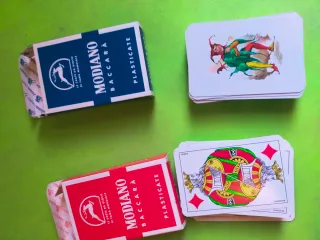 Lotto 2 mazzi Modiano Baccarà Plasticate