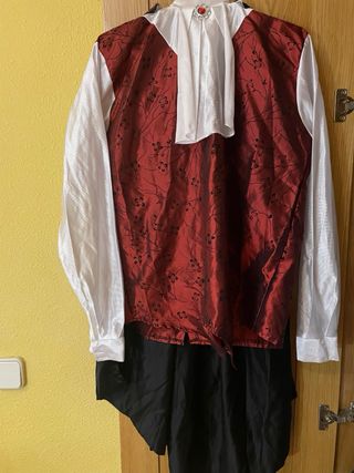 Disfraz Halloween Rojo y Blanco Talla Única