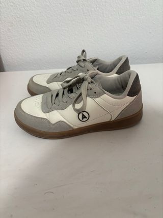 Zapatos Álvaro Moreno niño gris/blanco TALLA 32