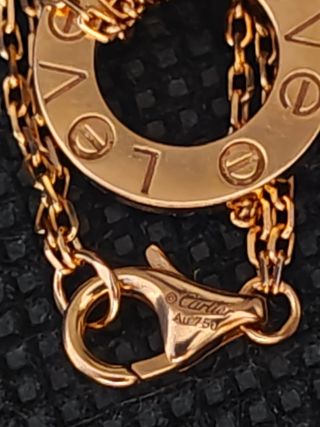 Cadena oro rosa18k Modelo love Cartier 051-02-0042