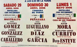 CARTEL DE LA FERIA DE LA COMUNIDAD 2006