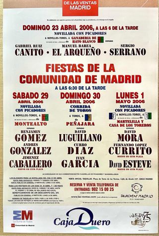 CARTEL DE LA FERIA DE LA COMUNIDAD 2006