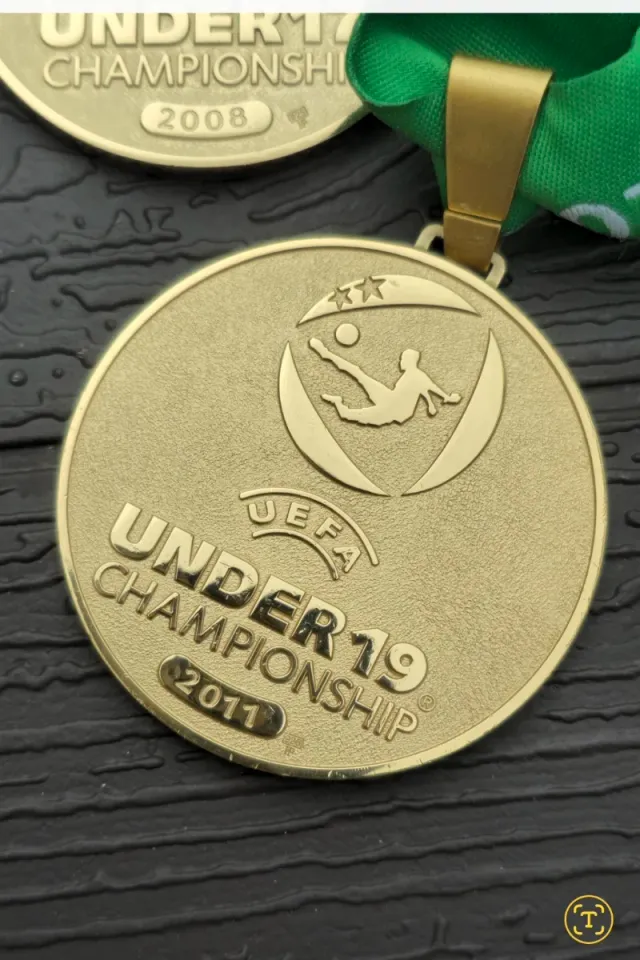 Lote Medallas UEFA Sub 17 y Sub 19 Originales