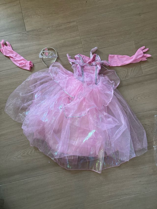 Disfraz Princesa Rosa 2-3 años