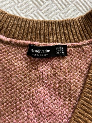 Chaleco de punto Stradivarius rombos M