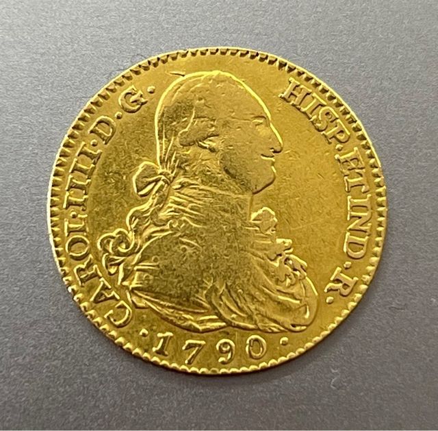 2 scudi dorati 1790 Carlos III