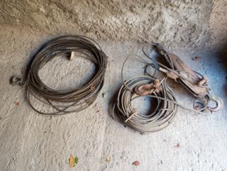 Tractel con cable de acero y accesorio