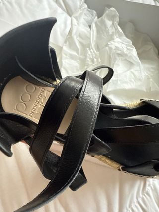 Sandalia romana piel espartaña 36