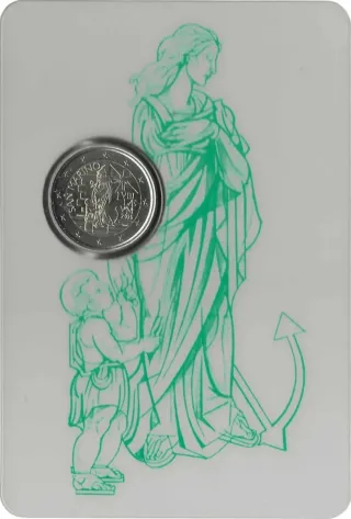 2 Coincard 2025 San Marino 2€  Conmemorativa