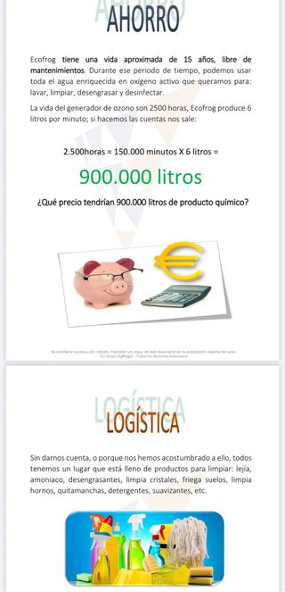 Máquina con Sistema de limpieza/desinfección Ozono