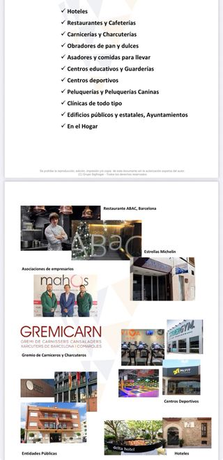 Máquina con Sistema de limpieza/desinfección Ozono