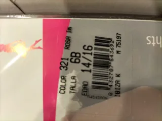 Lote pantys  niña plumetti rosa. De la 16 a la 4