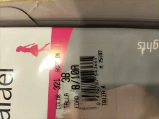 Lote pantys  niña plumetti rosa. De la 16 a la 4