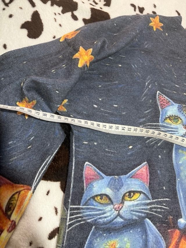 Jersey Gato Estrellas Noche talla XXl